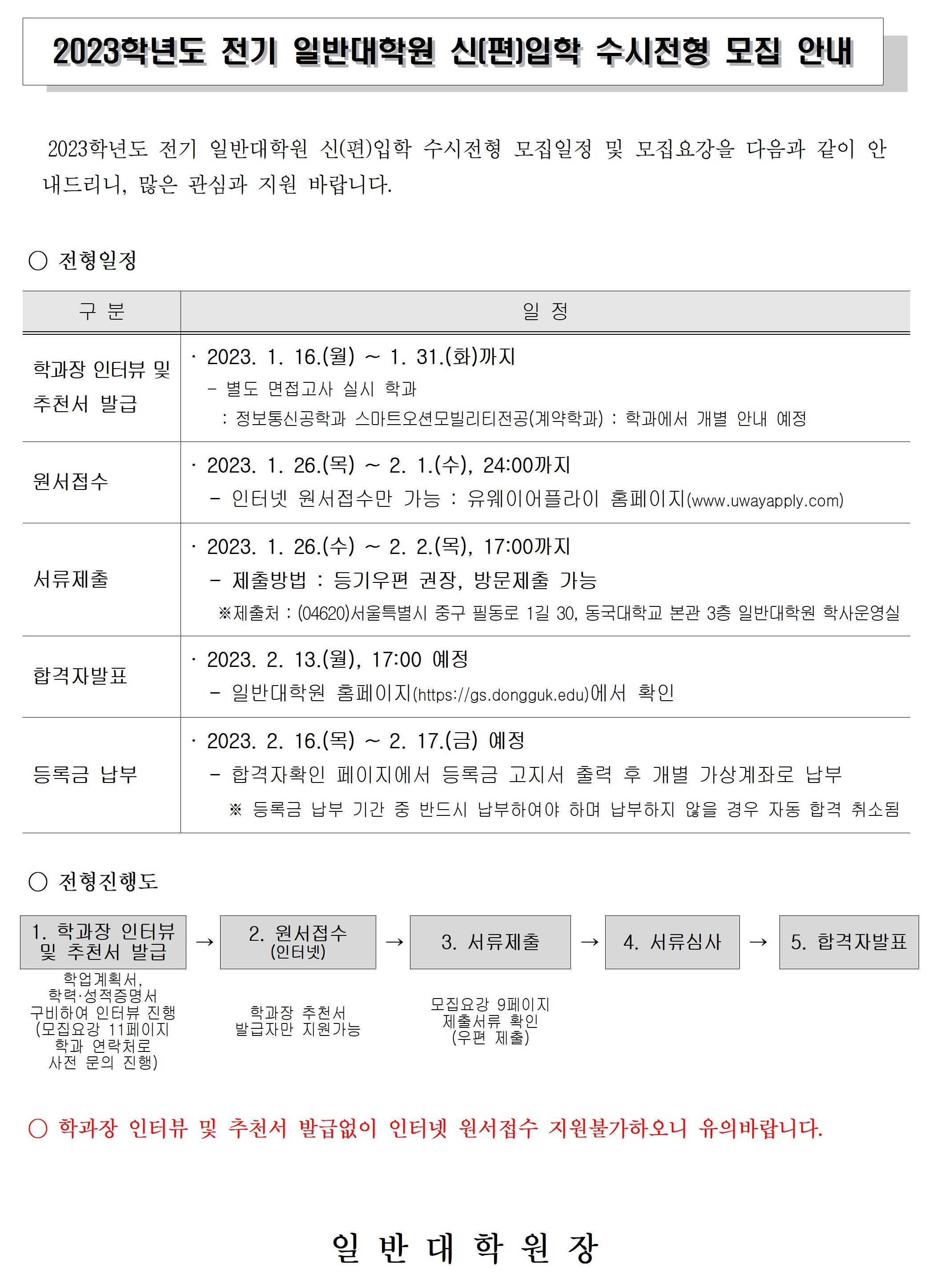 2023-전기 일반대학원 수시전형